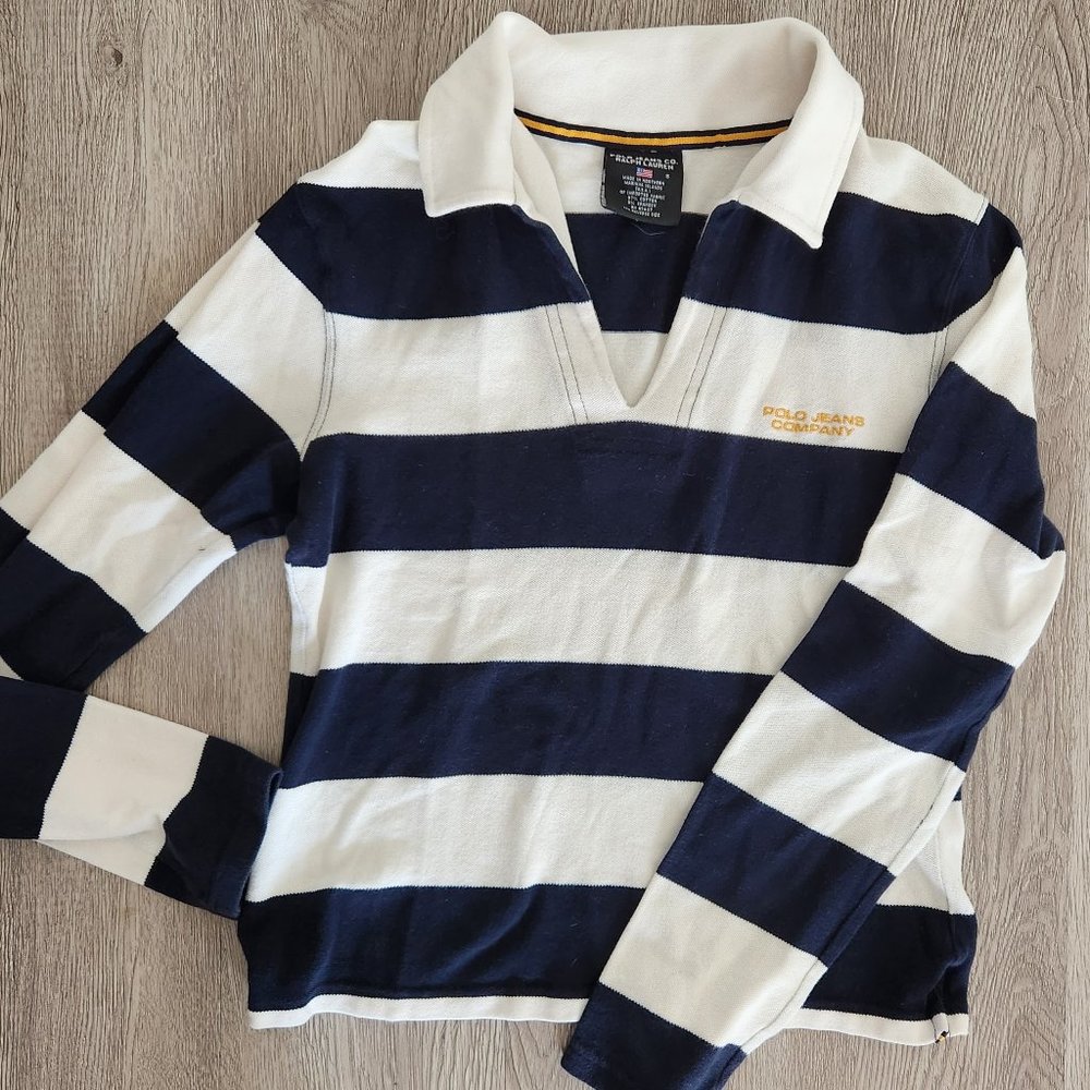 POLO JEANS CO.  RALPH LAUREN – NAUTICAL SHIRT – SIZE S